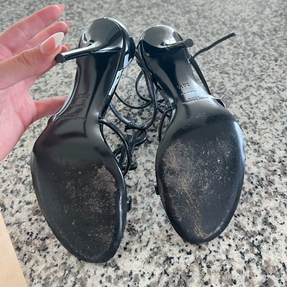 Black YSL patent leather heels - Picture 2 of 8